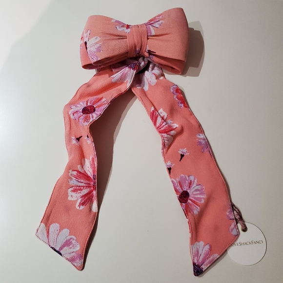 NWT LoveShackFancy Lorna Barrette - Coral Blaze - Picture 3 of 5